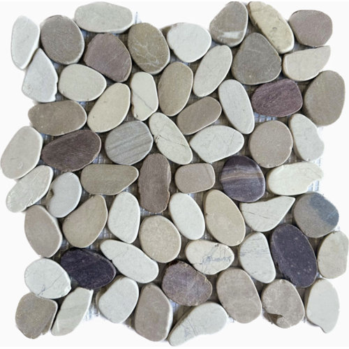 FuStone Tuscan 12'' W x 12'' L Natural Stone Tile Mosaic Sheet Wayfair